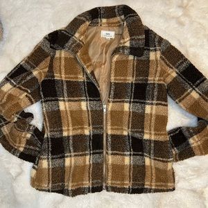 HAVE plaid zip up jacket